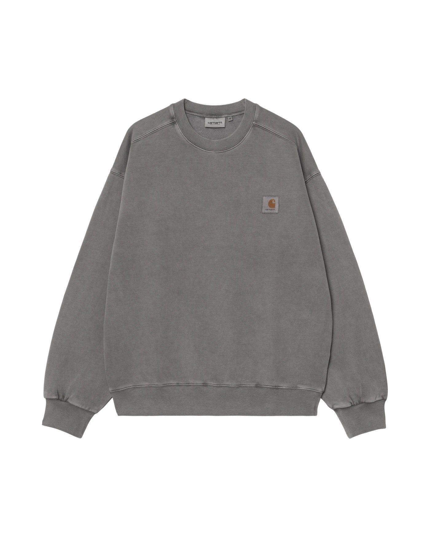 Sweat Carhartt WIP Vista Sweat coloris Black garment dyed, vue de face