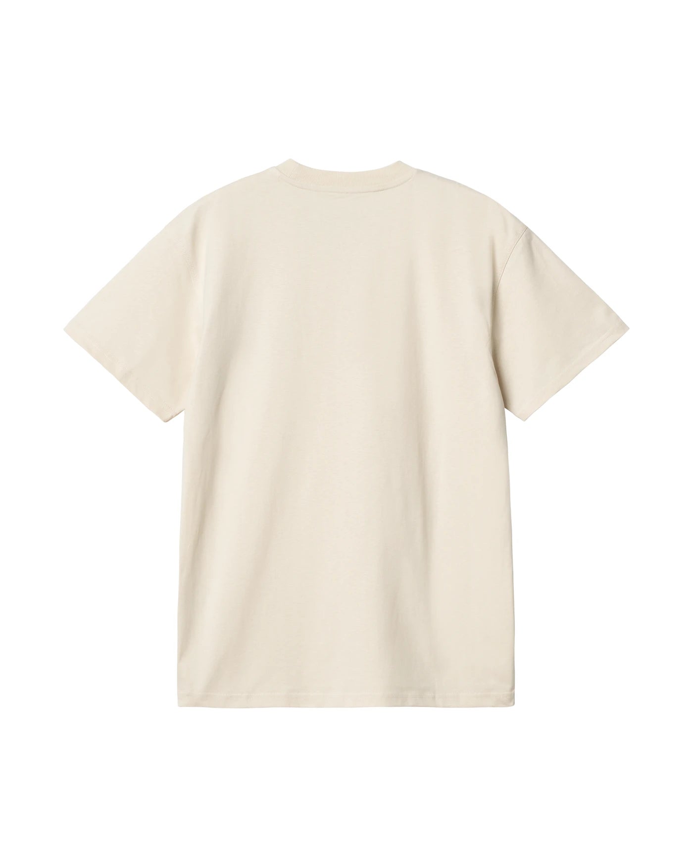 T-shirt à manches courtes Carhartt WIP S/S American Script T-Shirt coloris Natural, vue de dos