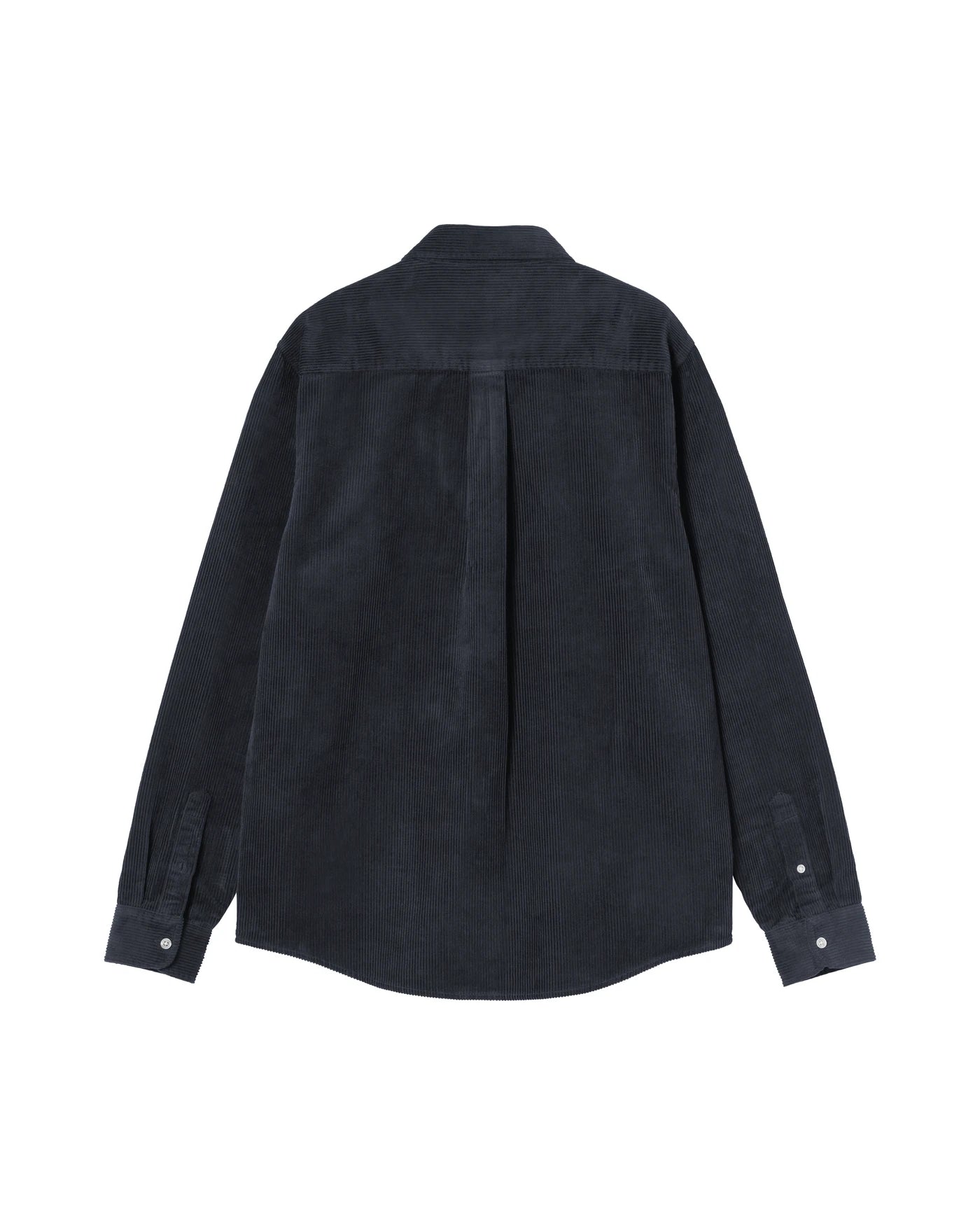 Chemise Carhartt WIP L/S Madison Cord Shirt coloris Dark Navy, vue de dos