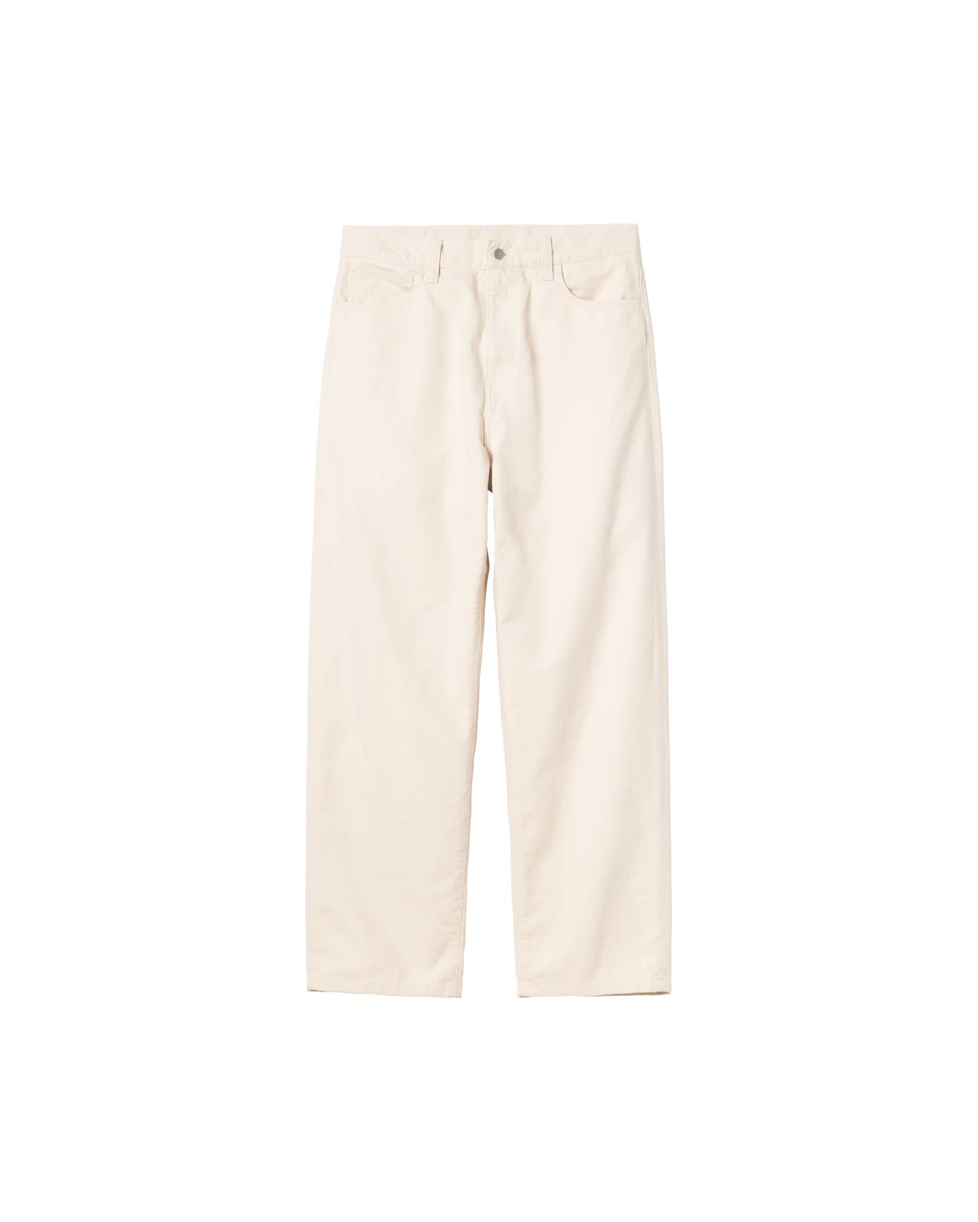 Pantalon Carhartt WIP Landon Pant coloris Natural rinsed no length, vue de face