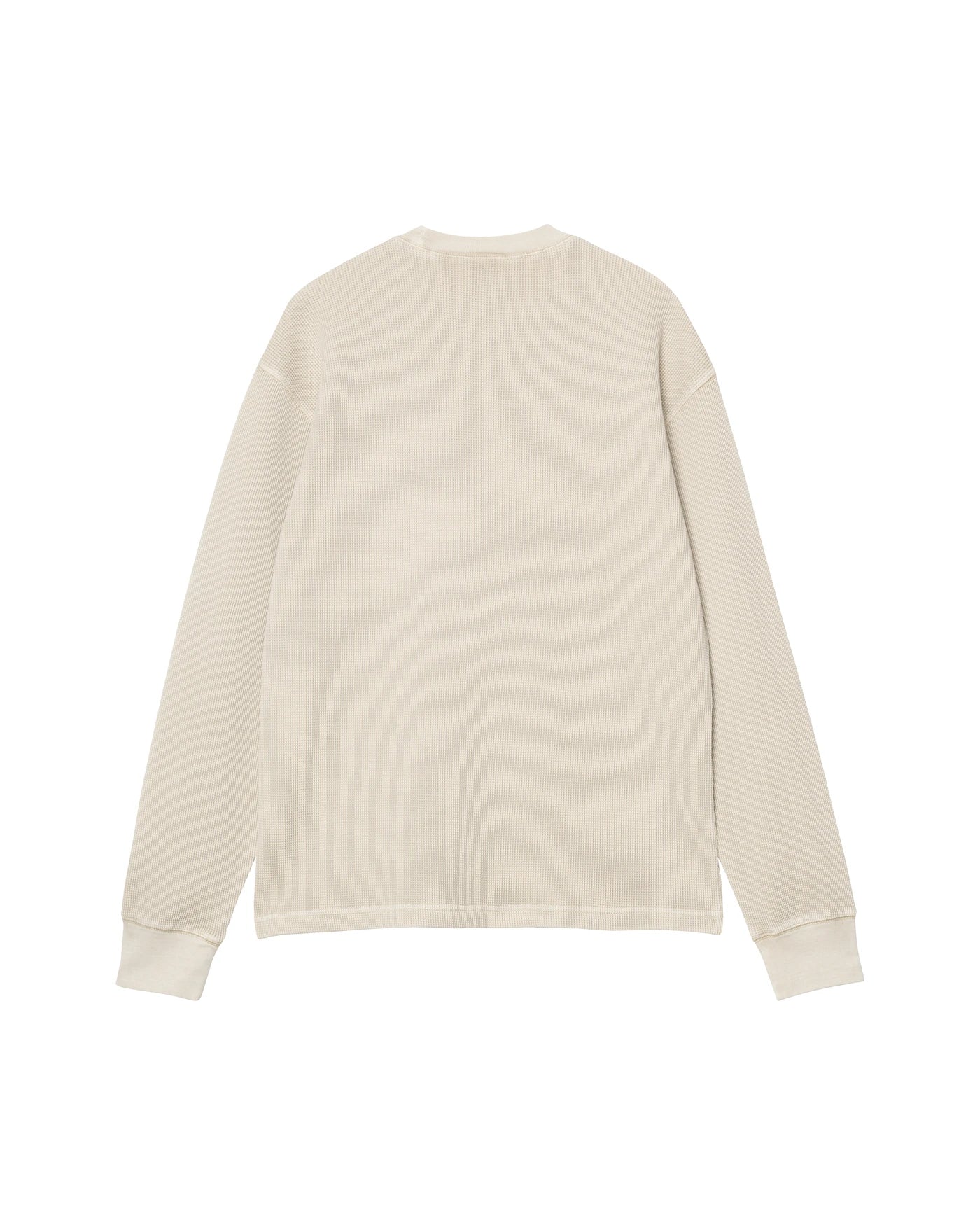 T-shirt à manches longues Carhartt WIP L/S Vista Waffle T-Shirt coloris Fleur De Sel garment dyed, vue de dos