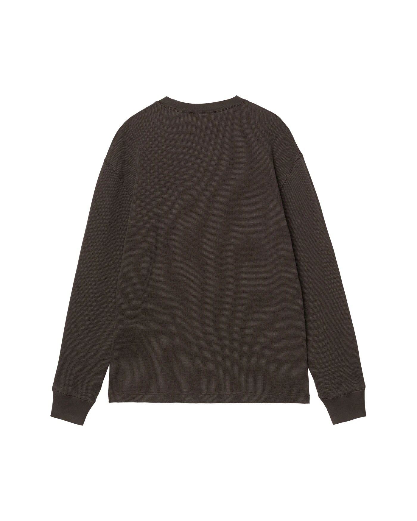 T-shirt à manches longues Carhartt WIP L/S Vista Waffle T-Shirt coloris Tobacco garment dyed, vue de dos