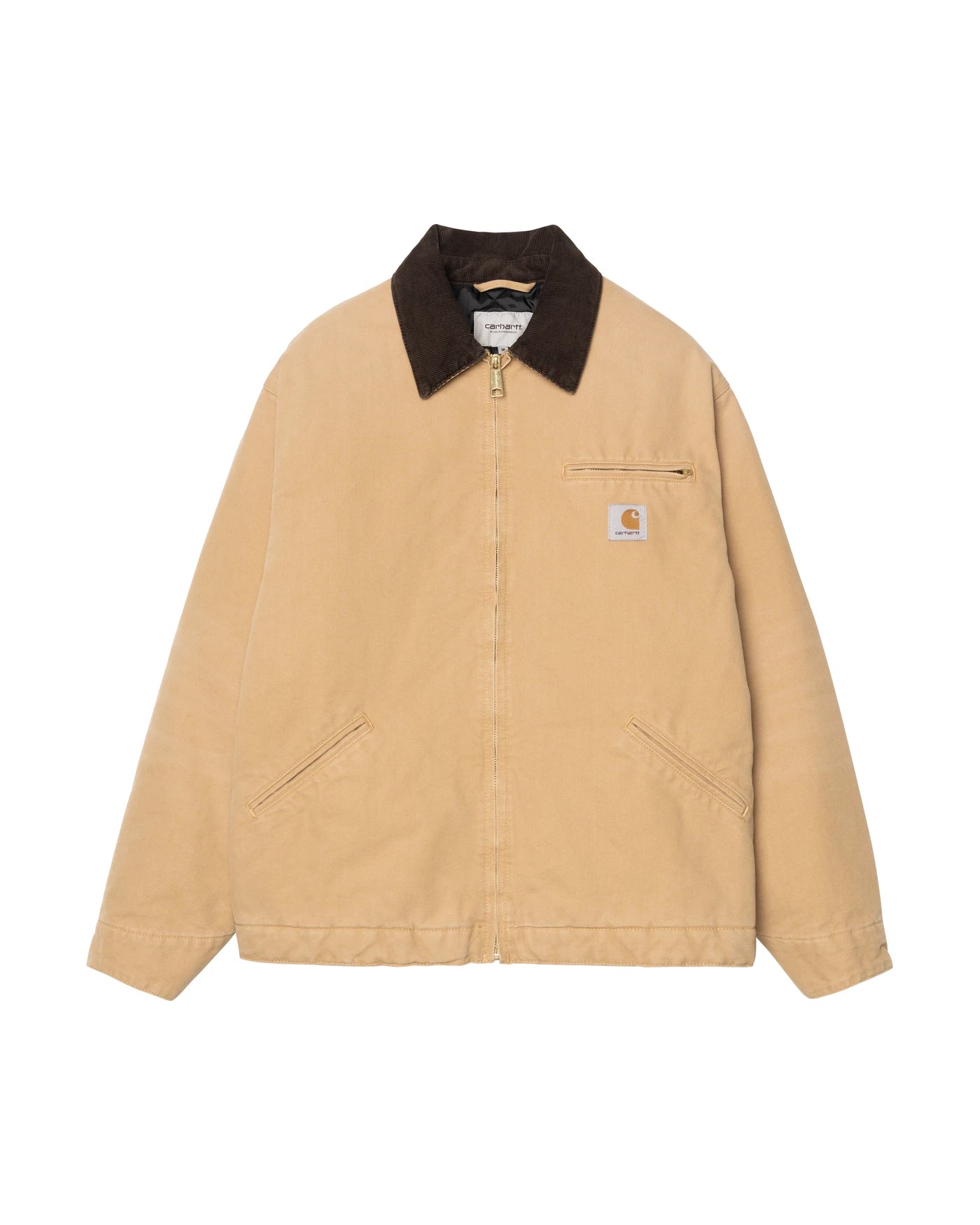 Veste Carhartt WIP OG Detroit Jacket coloris WIP Dusty H / Tobacco stone, vue de face