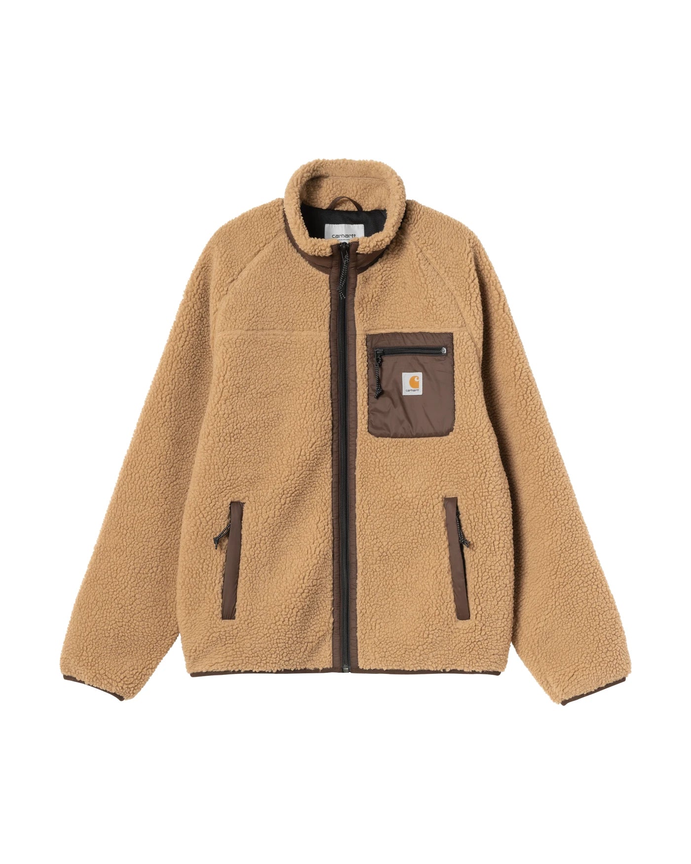 Veste doublée Carhartt WIP Prentis Liner coloris WIP Dusty H / Tobacco, vue de face