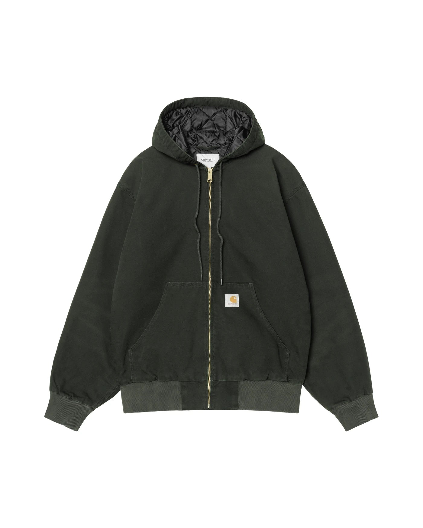 Veste Carhartt WIP OG Active Jacket coloris Raven stone canvas, vue de face