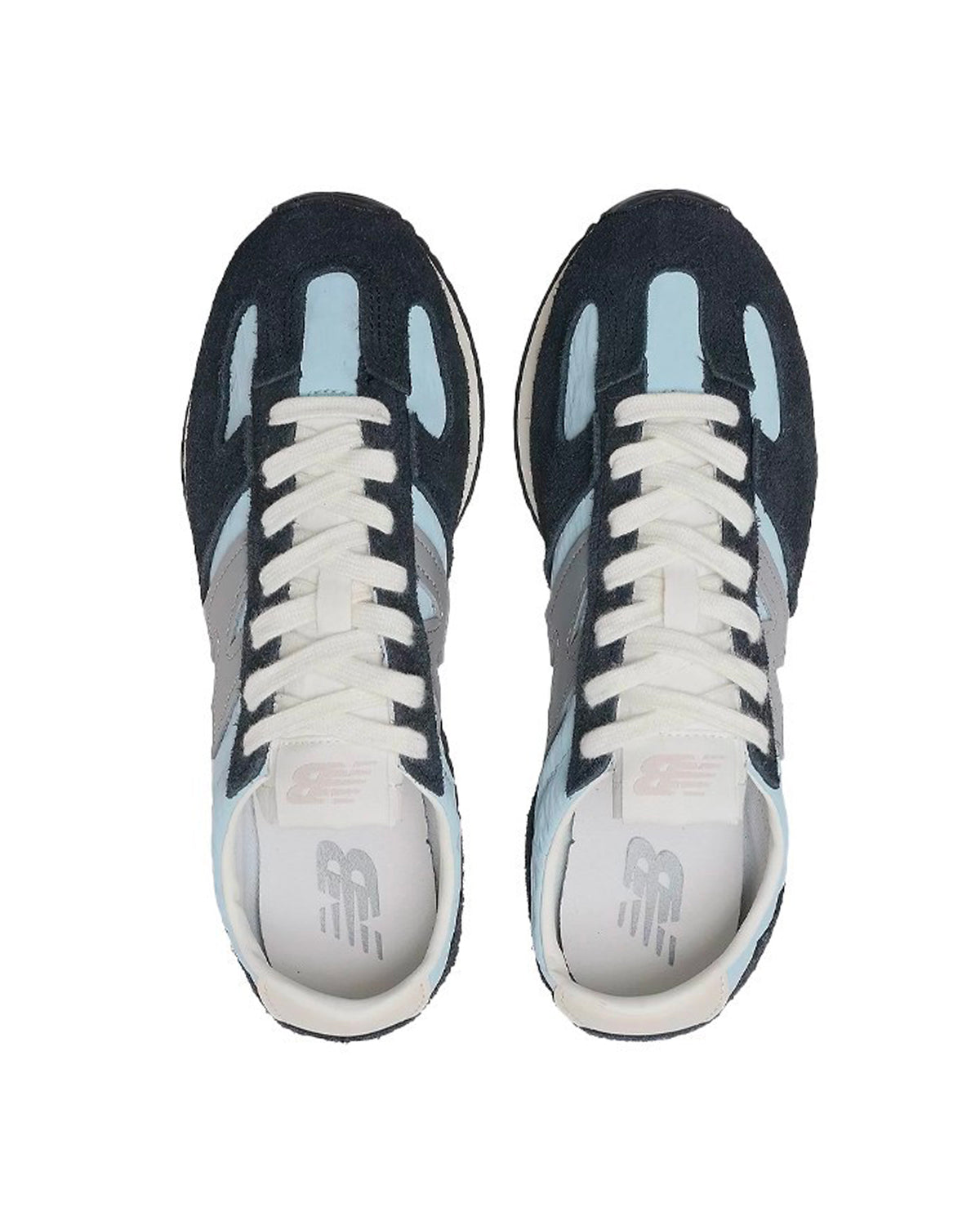 Sneakers New Balance 471 bleu clair et marine foncé vue du dessus