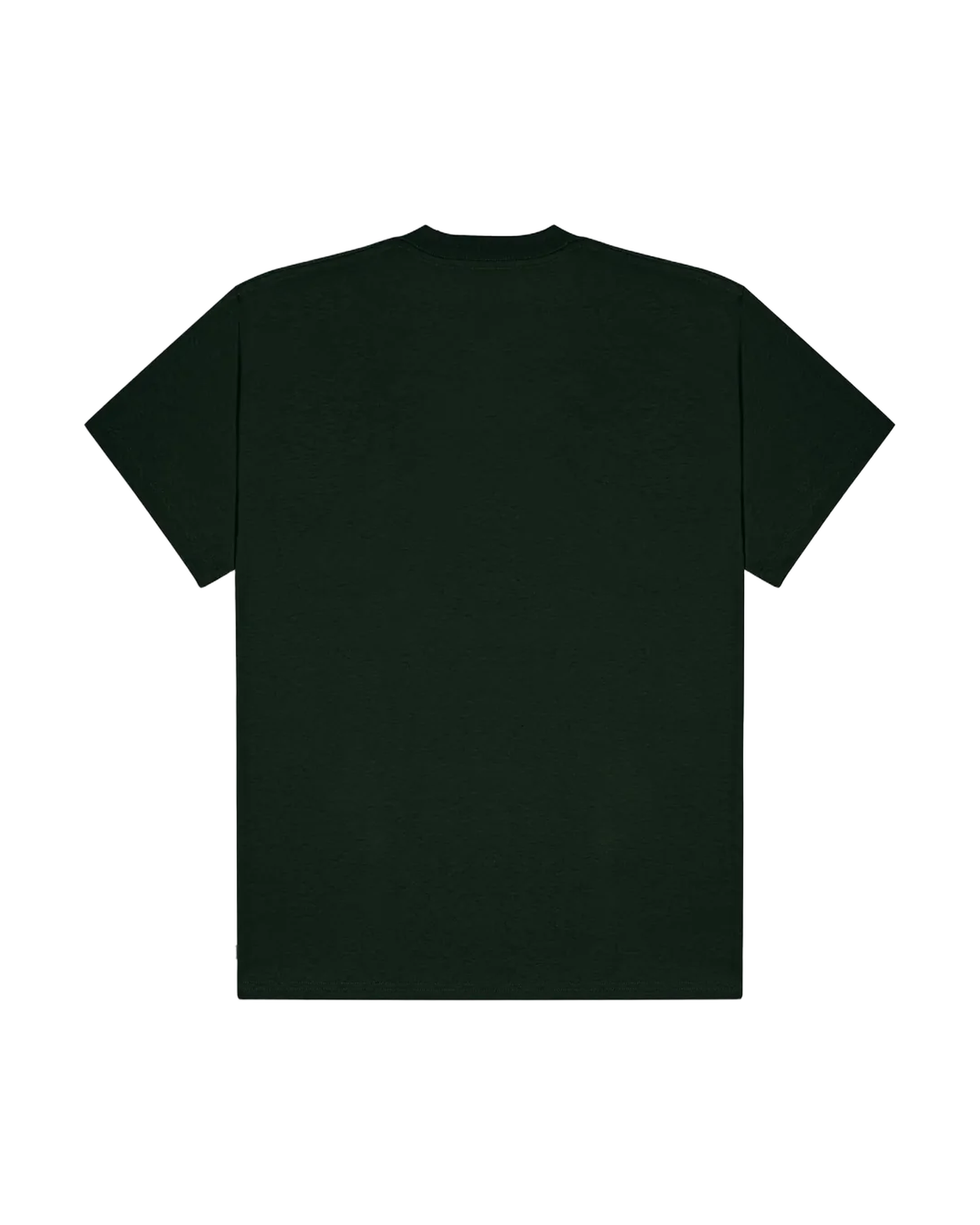 T-shirt manches courtes Patta Script Logo vert sapin vue dos