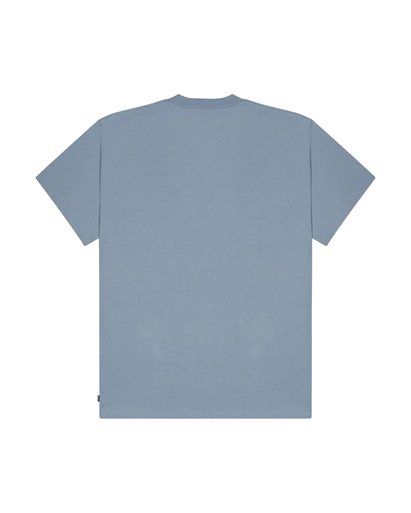 T-shirt Patta bleu ardoise Gummi vue dos fond uni sans impression