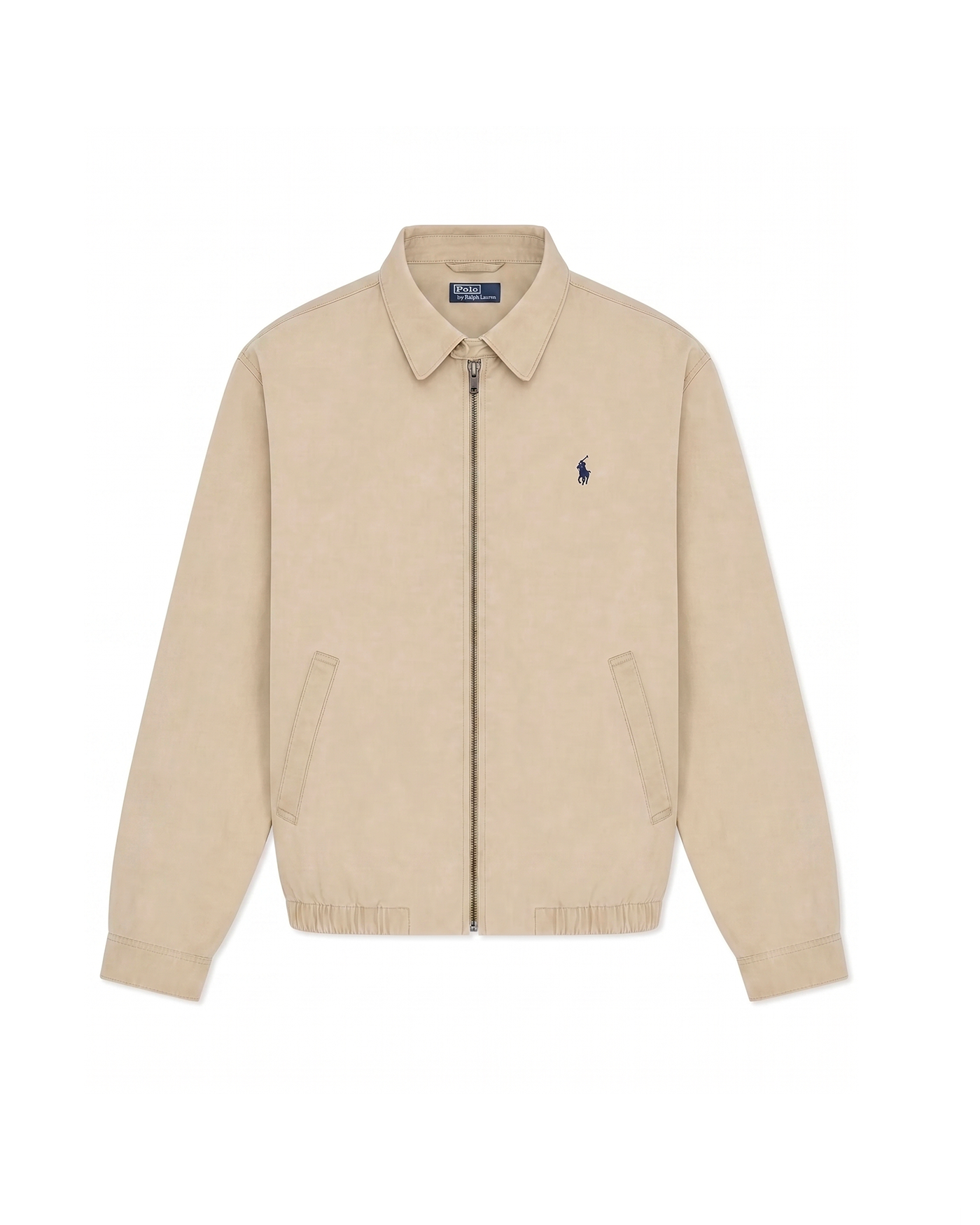 Veste windbreaker Polo Ralph Lauren coloris beige khaki logo pony face