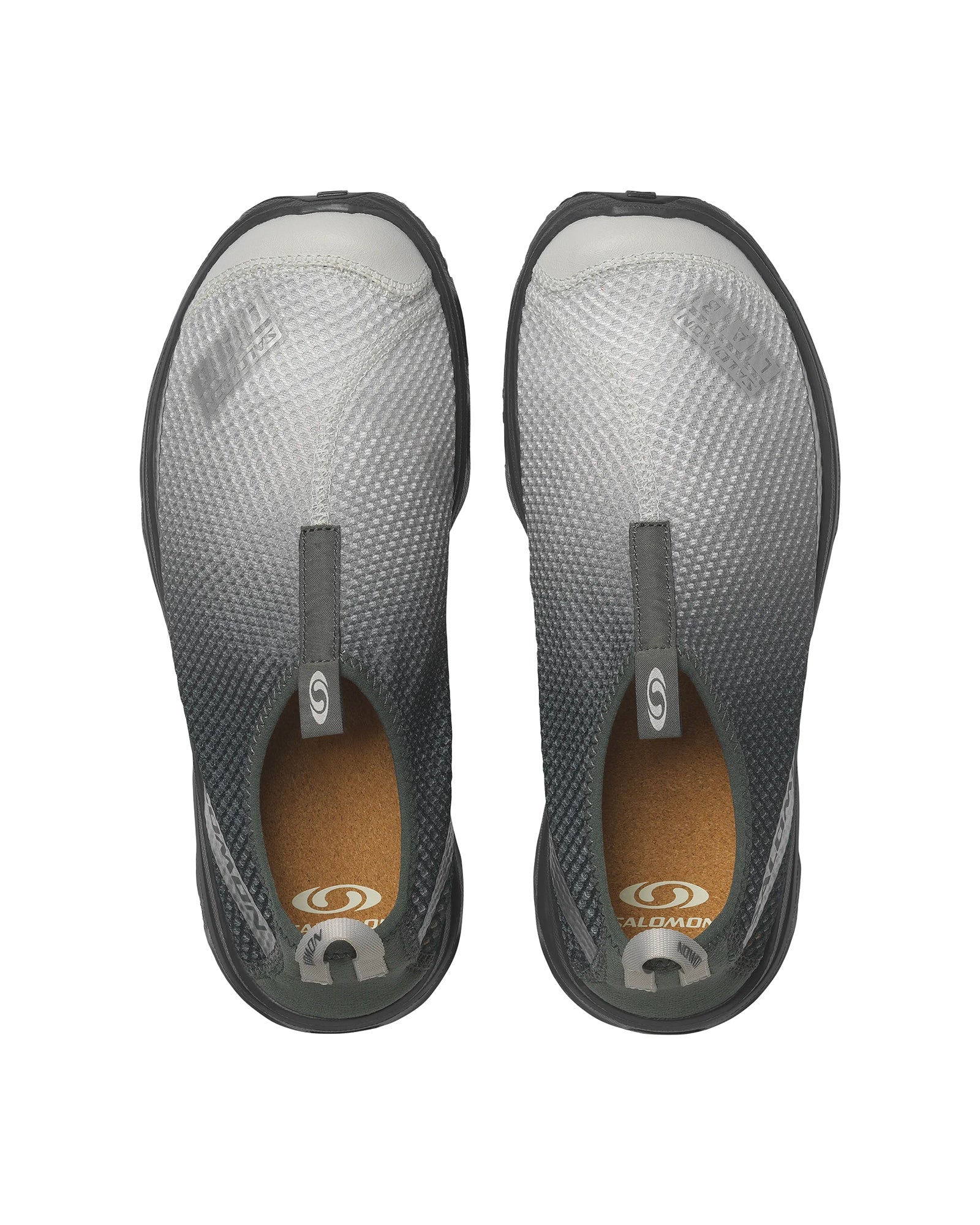 Sneakers Salomon RX Moc 3.0 gris dégradé argent vue du dessus