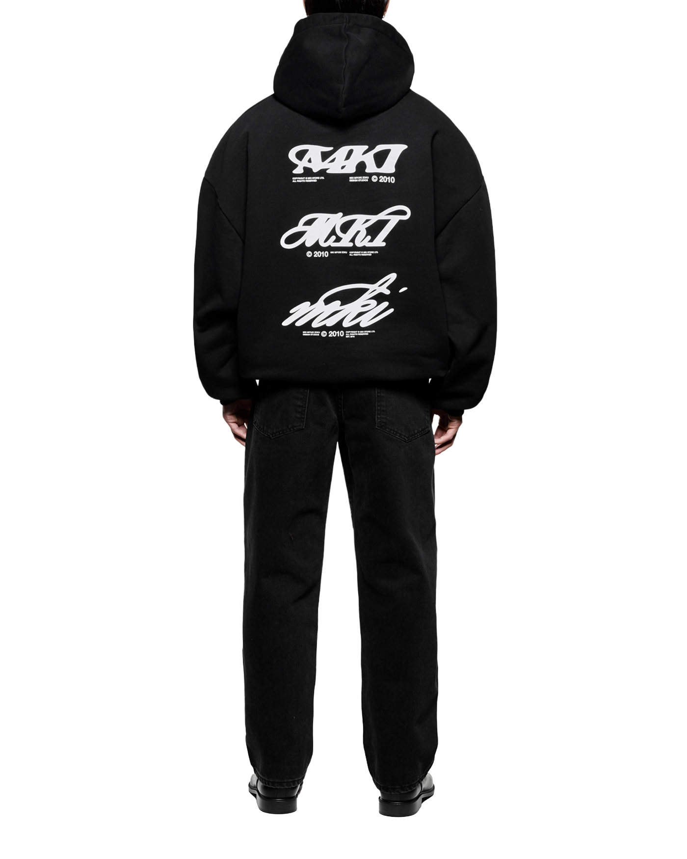 STACK HOODY BLACK