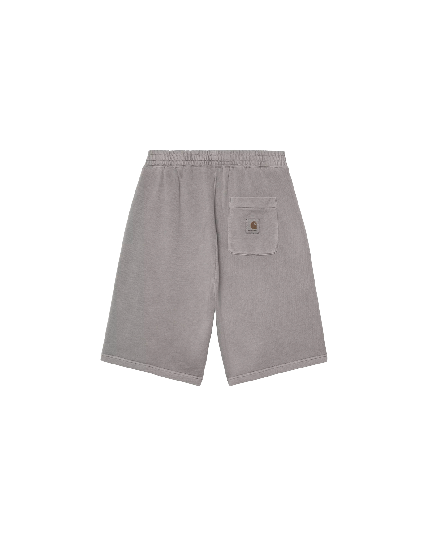 Short molleton Carhartt WIP Nelson Yosemite gris délavé vue de dos