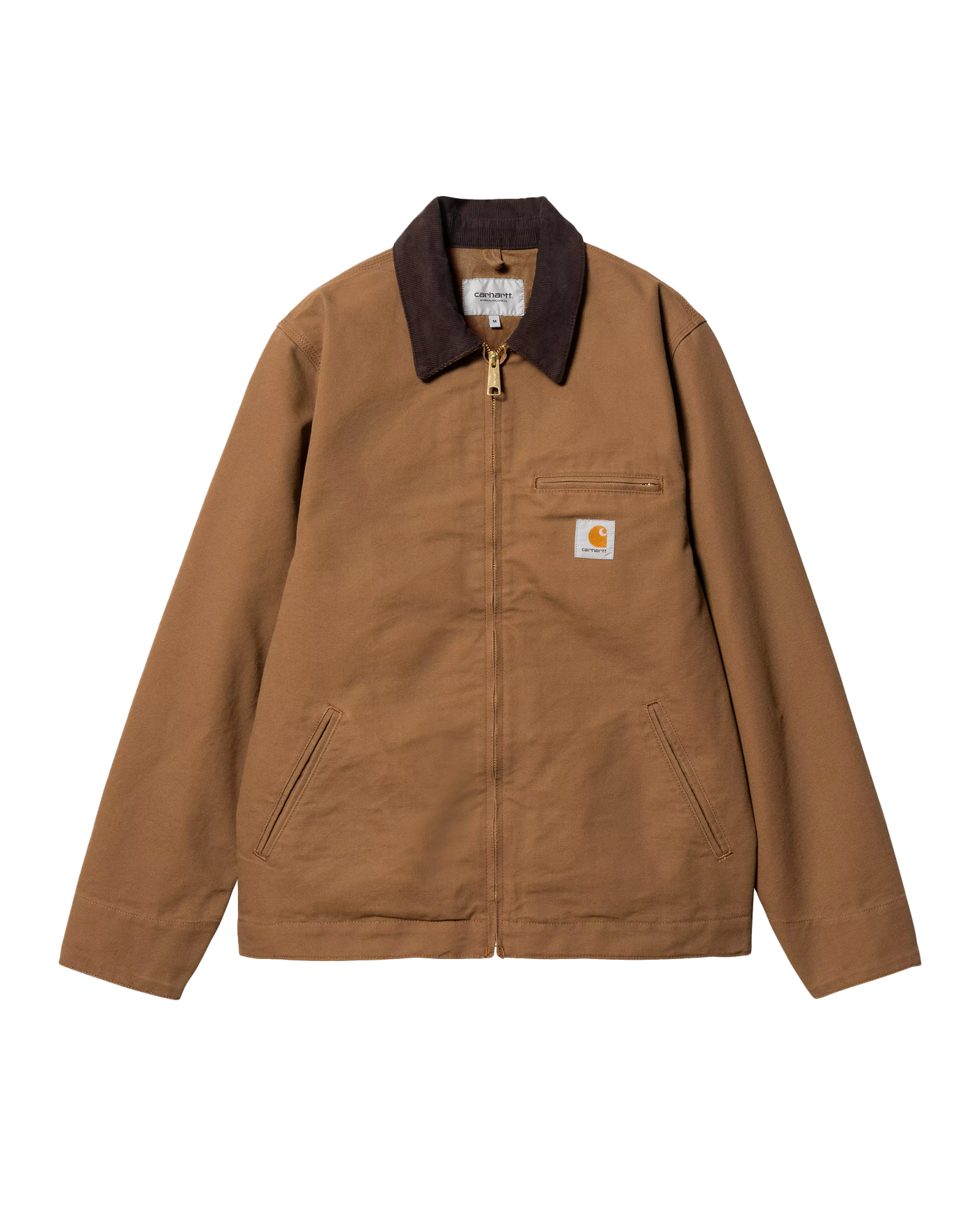 Veste Carhartt WIP Detroit caramel tobacco col velours face ghost