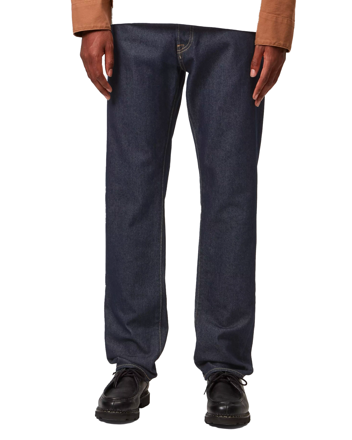 Jeans Carhartt WIP Klondike bleu marine one wash vue face homme