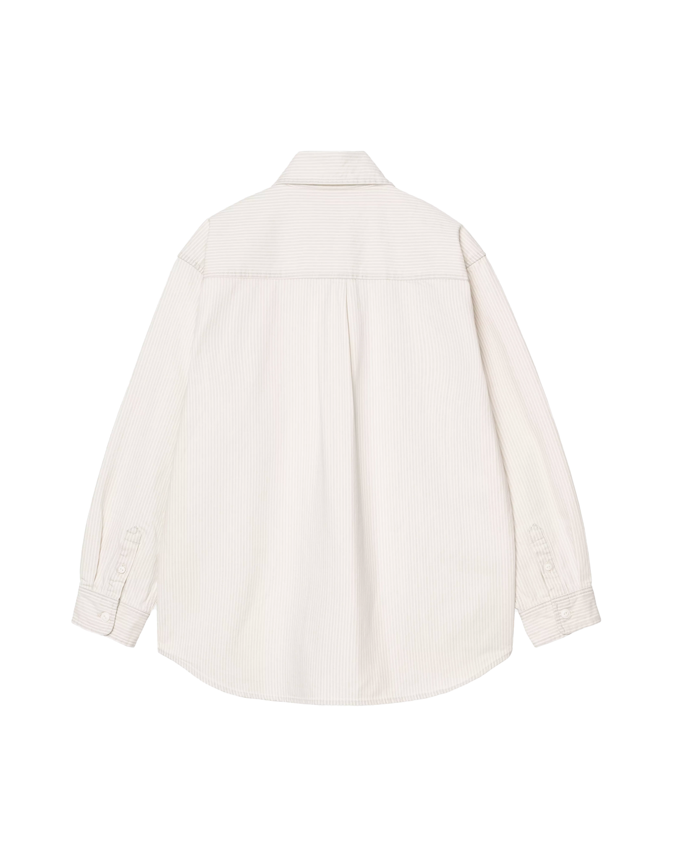 Veste-chemise Carhartt WIP jacquard rayé écru manches longues dos