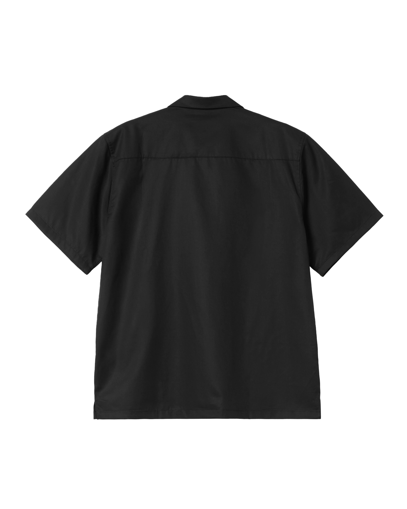 Chemise courte Carhartt WIP Delray noire manches courtes dos