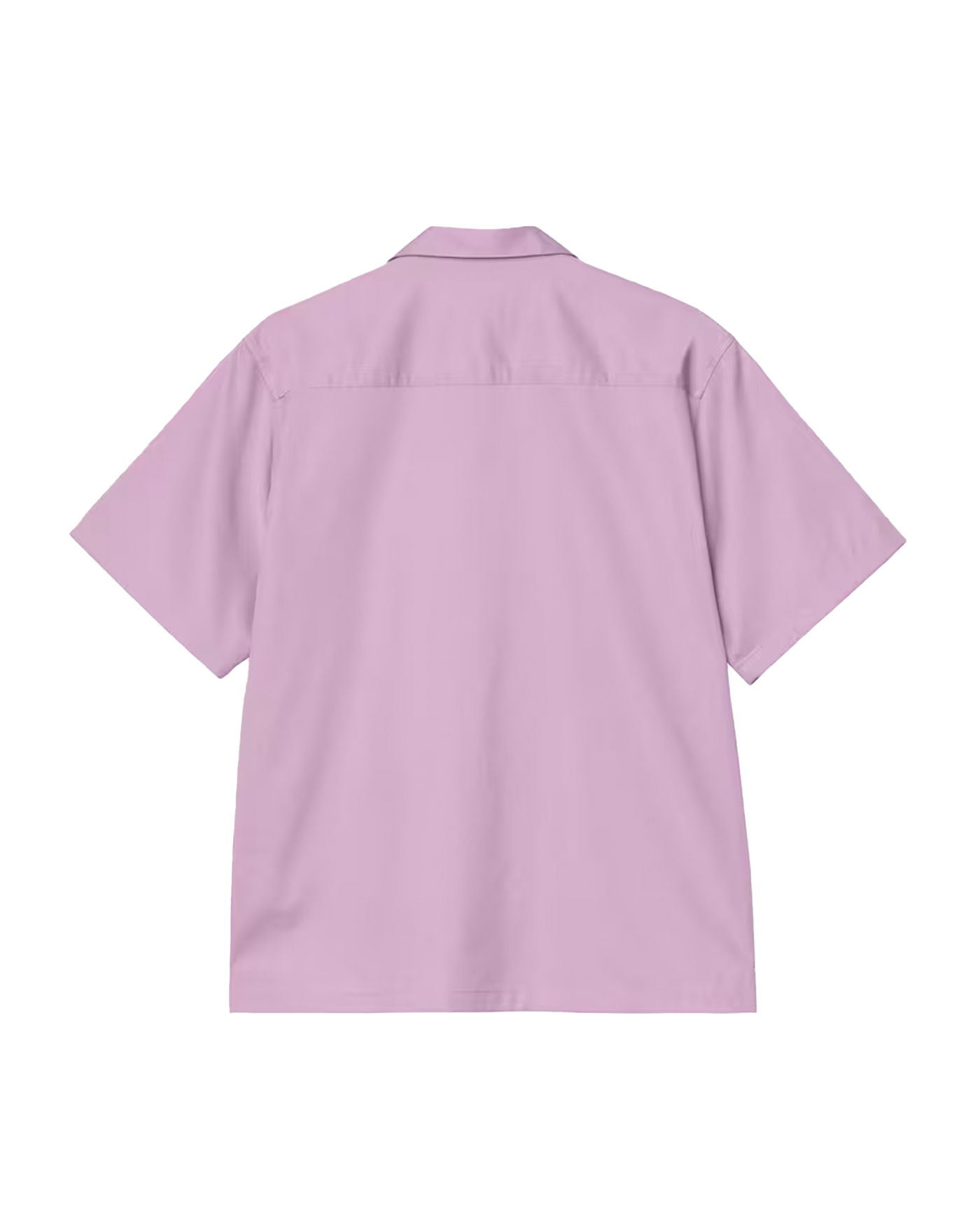 Chemise manches courtes Carhartt WIP Delray violette et blanche dos