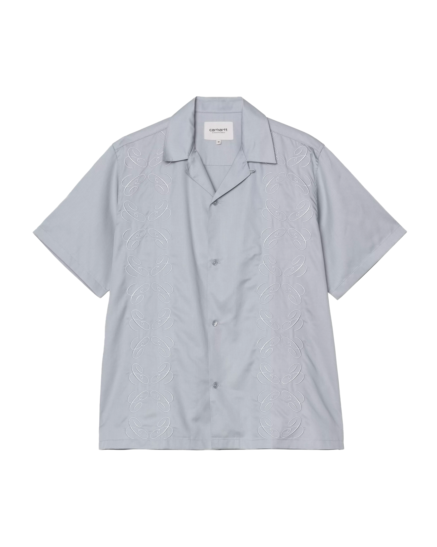 Chemise manches courtes Carhartt WIP gris clair Signet Mirror face