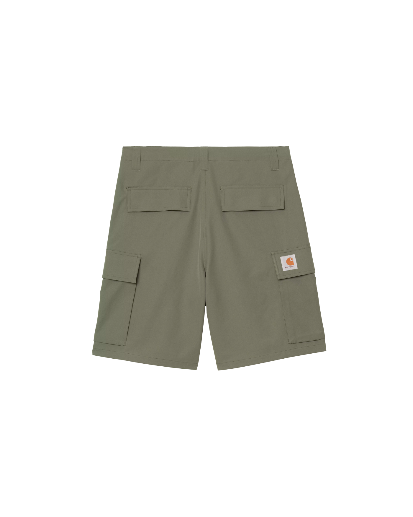 Short cargo Kade Carhartt WIP vert kaki patch logo Carhartt dos