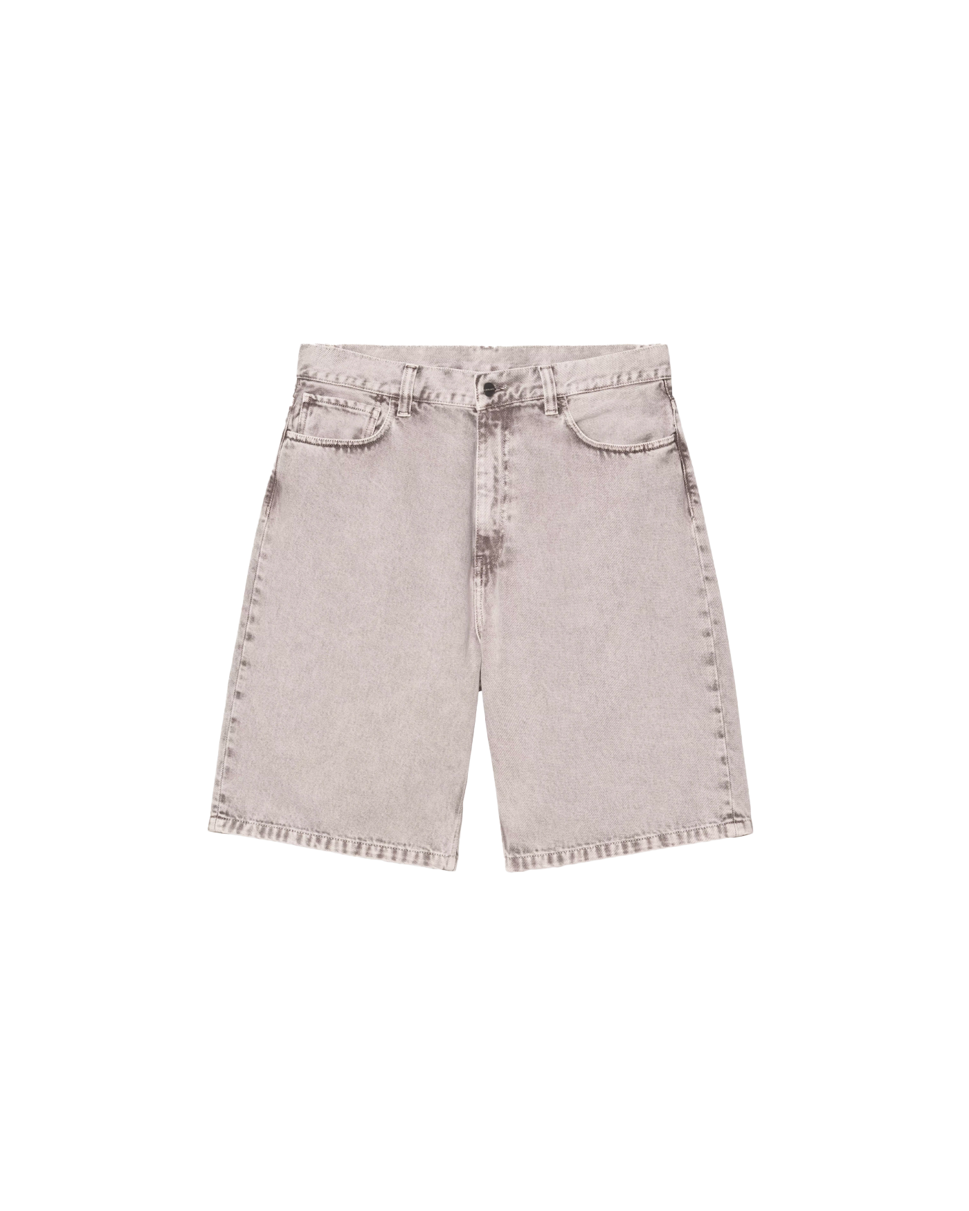 Short denim Carhartt WIP Landon Shale coloris gris délavé face