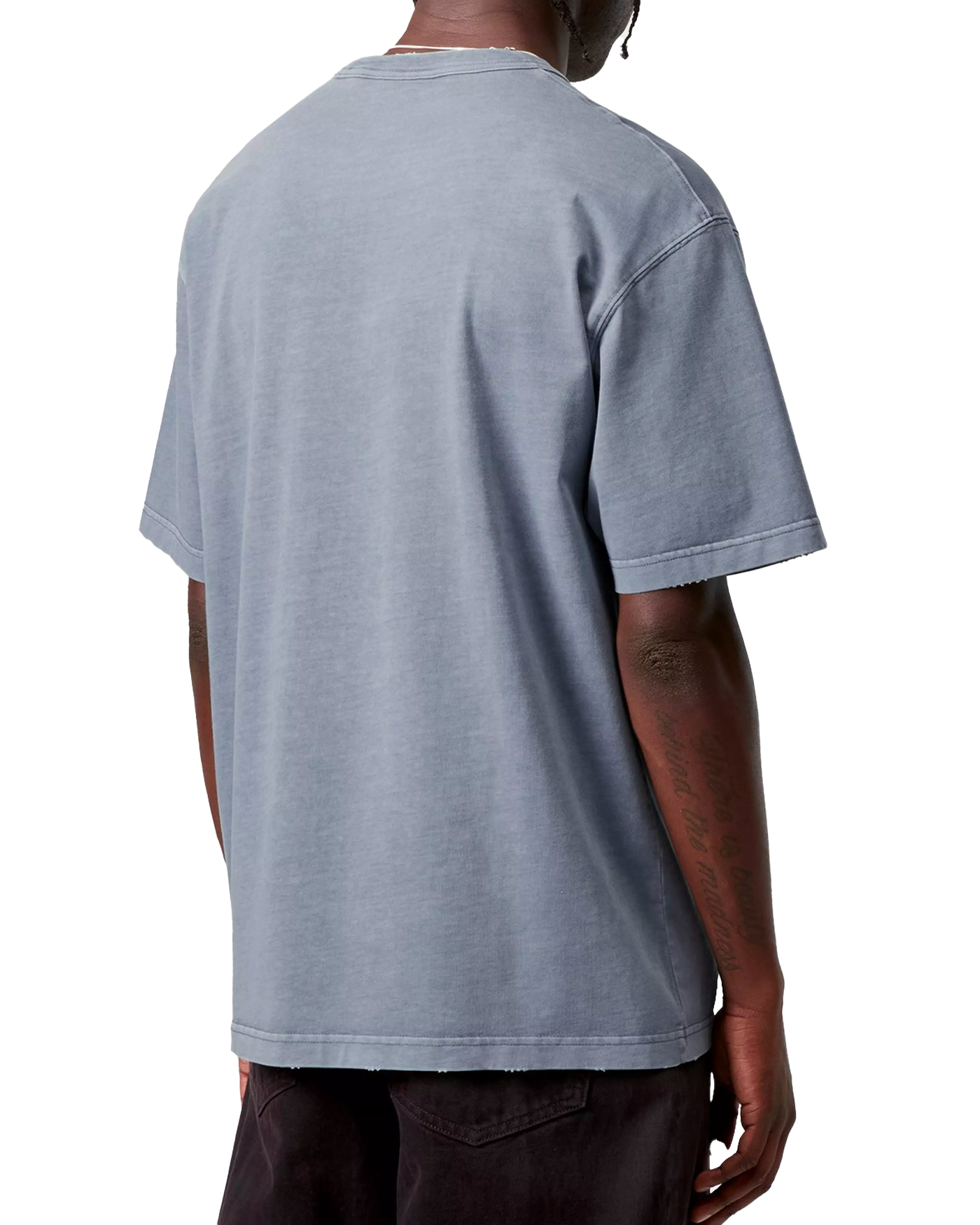 T-shirt Carhartt WIP Torion Pocket bleu ardoise homme vue dos